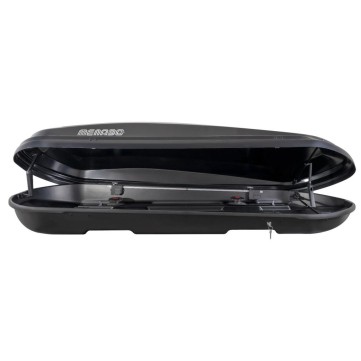 Menabo Diamond 450 duo fekete tetőbox, síbox
